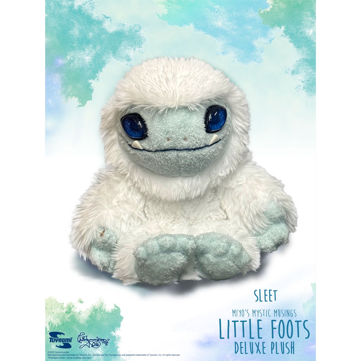Miyo's Mystic Musings Little Foots Deluxe Yeti Plush Set of 2