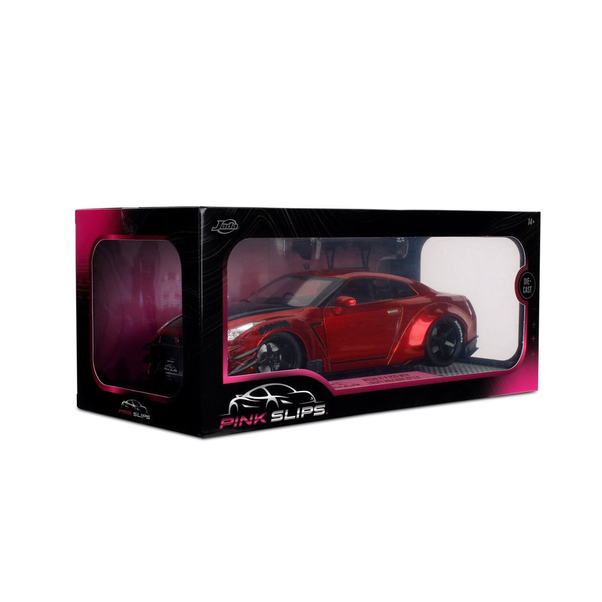 Pink Slips Wave 5 Nissan GT-R R35 with Liberty Walk Body Kit 2.0 1:18 Scale Die-Cast Metal Vehicle