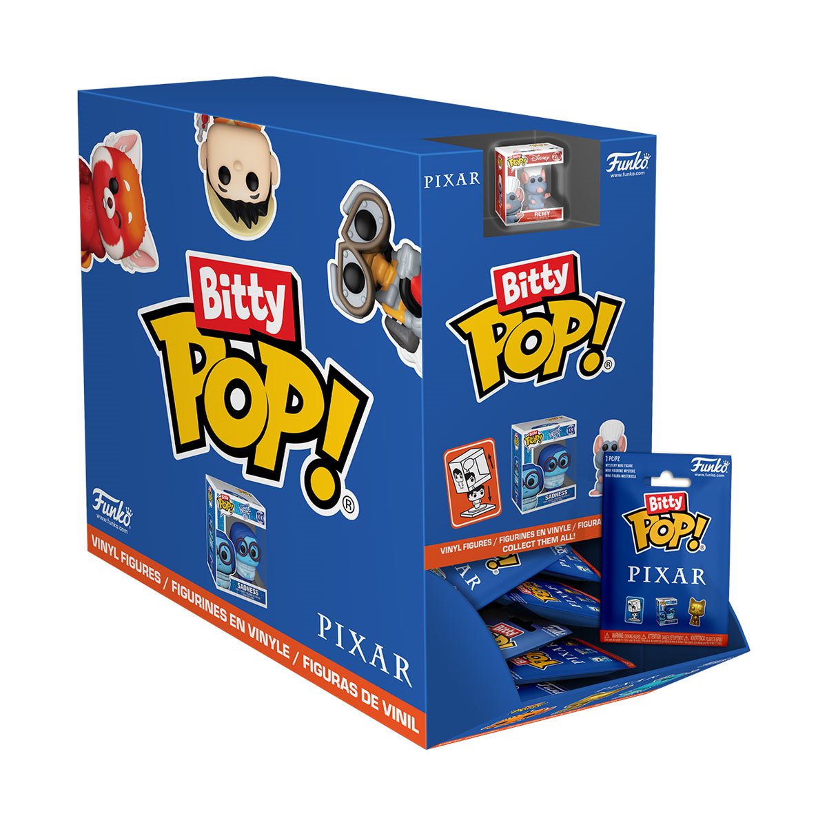 Pixar Funko Bitty Pop! Mini-Figure Singles - Random 6-Pack