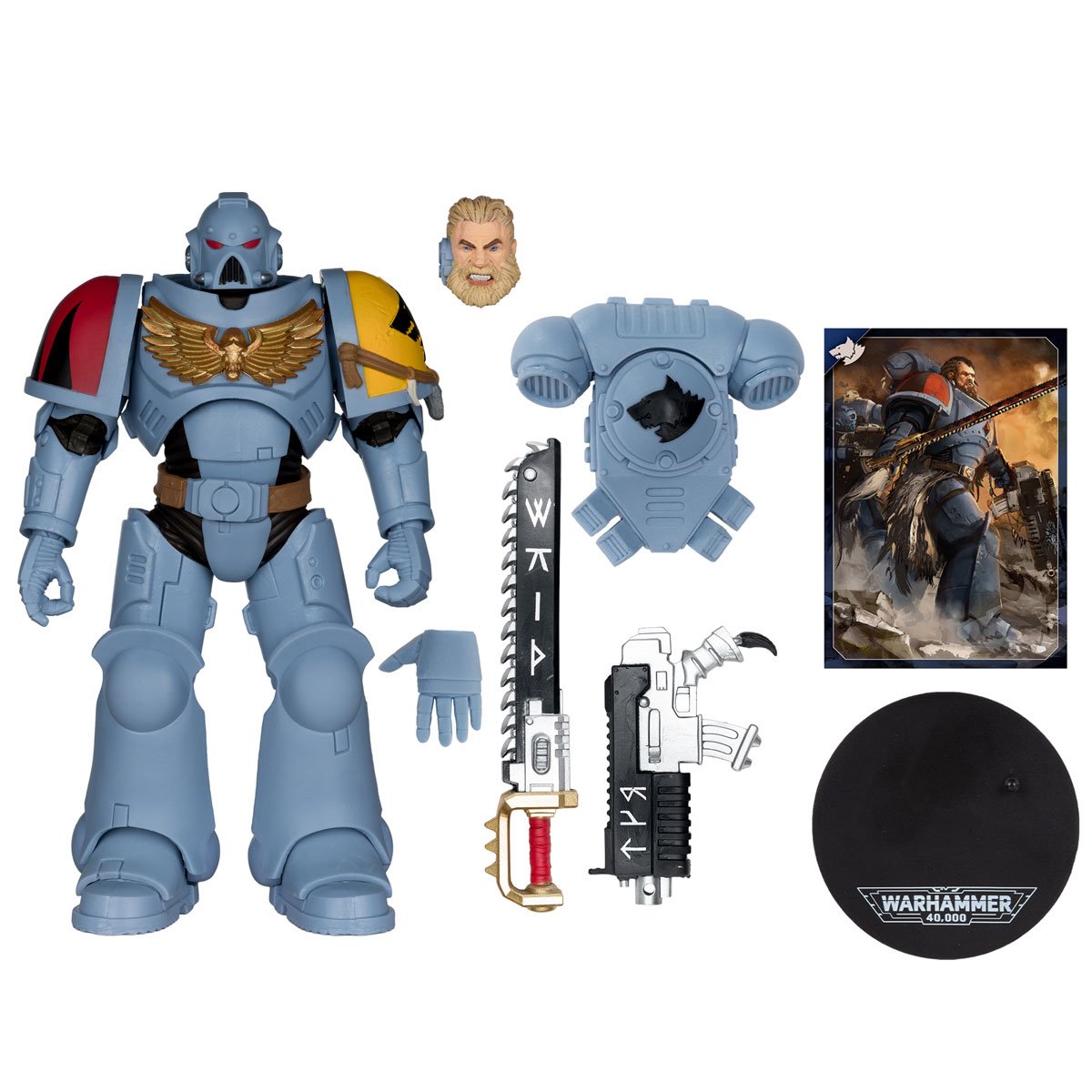 Warhammer 40,000 Wave 12 Grey Hunter Space Wolves 7-Inch Scale Action Figure
