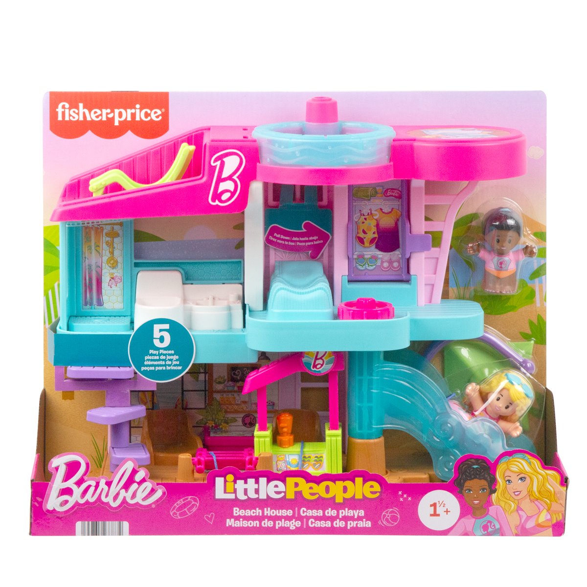 Barbie Little People Beach House Playset