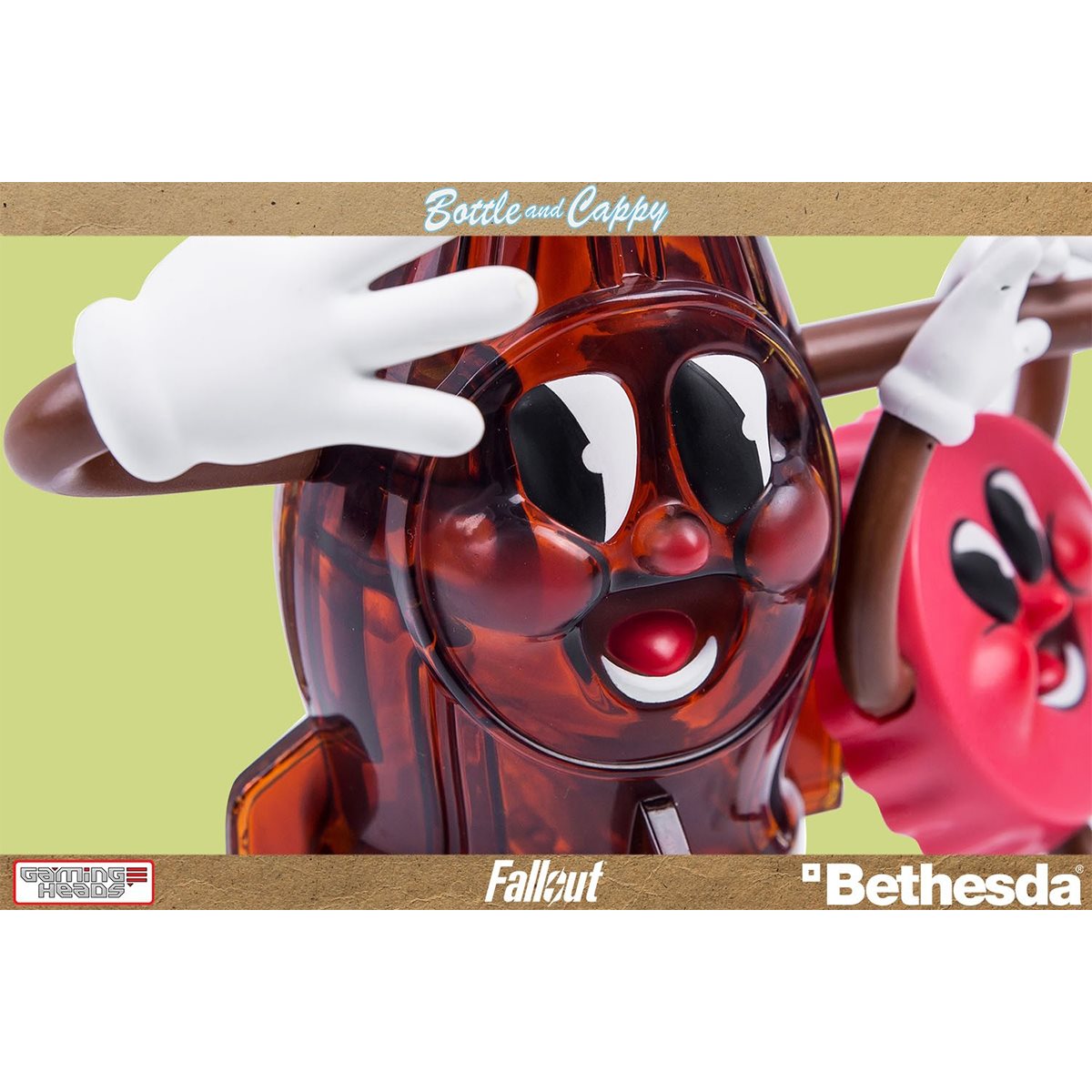 Fallout Bottle and Cappy Bendable Figures