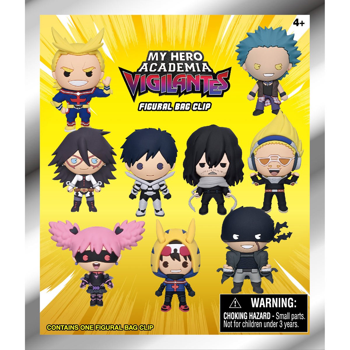 My Hero Academia Vigilantes 3D Foam Bag Clip Display Case of 24