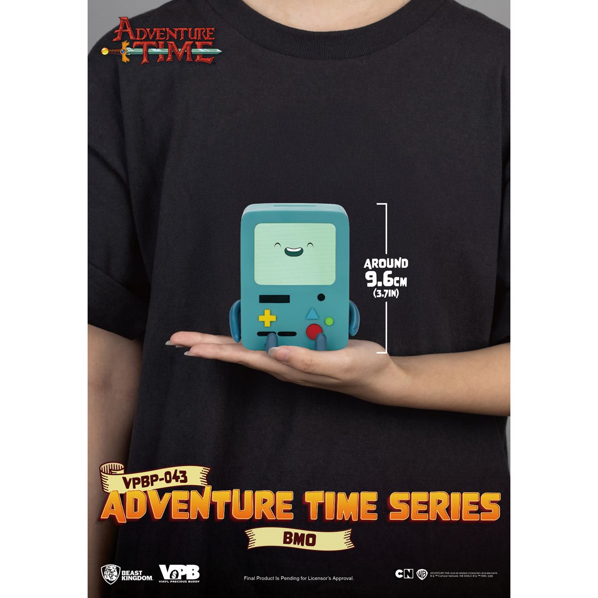 Adventure Time BMO VPBP-043 Palm Size Vinyl Functional Piggy Bank