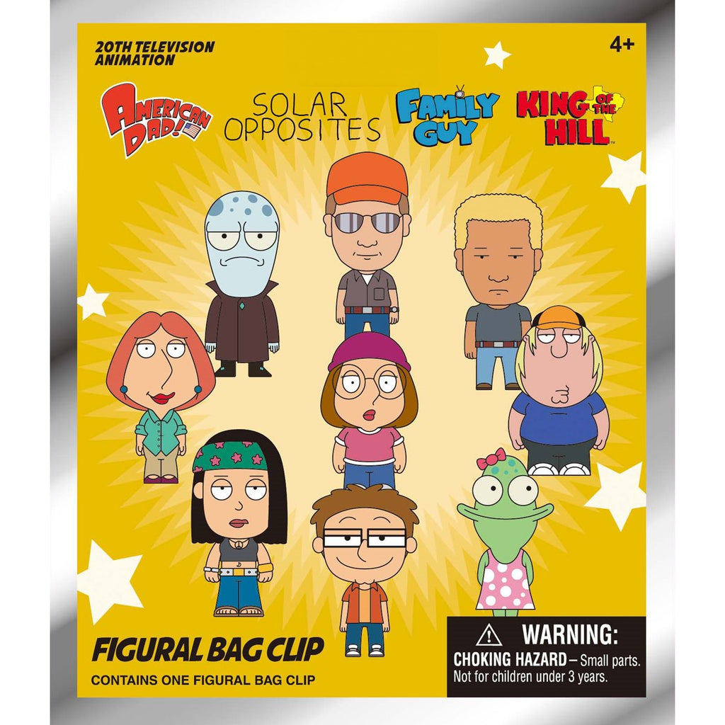 FX Animation Series 2 3D Foam Bag Clip Display Case of 24