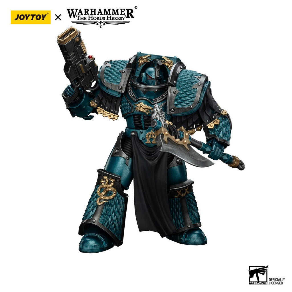 Joy Toy Warhammer The Horus Heresy Alpha Legion Lernaean Terminator with Volkite Charger 1:18 Scale Action Figure