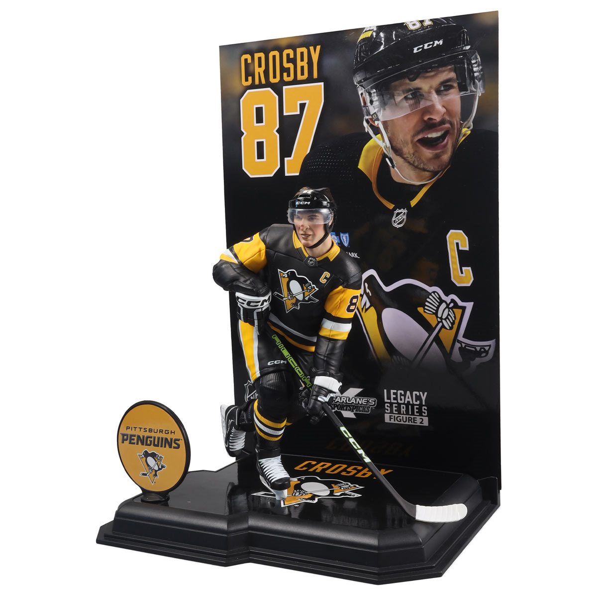 NHL SportsPicks Pittsburgh Penguins Sidney Crosby 7-Inch Scale Posed Figure
