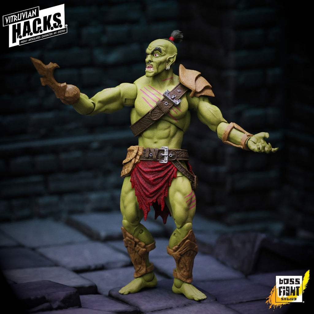 Vitruvian H.A.C.K.S. Fantasy Wave 8 Bur'Zagi Mighty Orc Sovran 1:18 Scale Action Figure