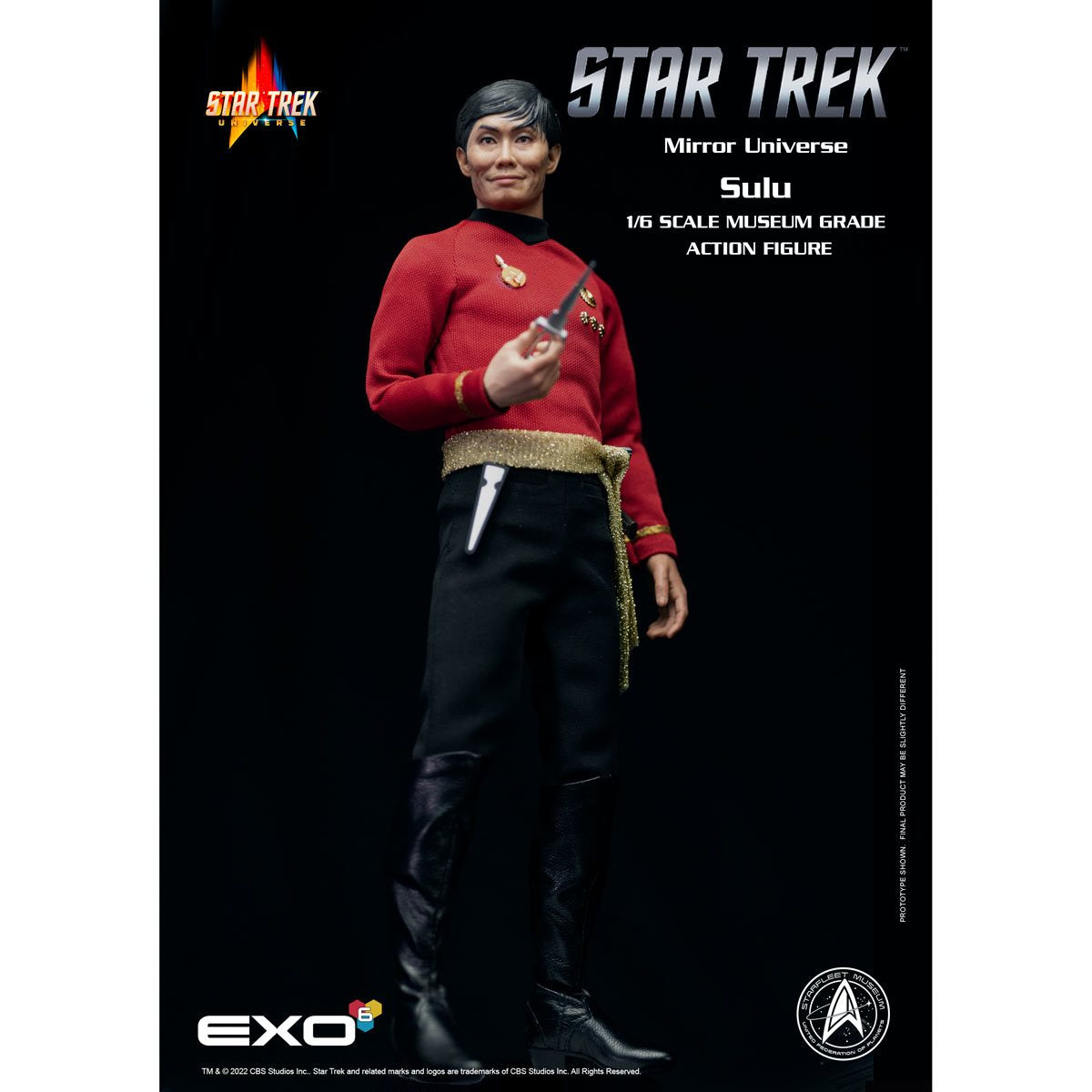 Star Trek: The Original Series Mirror Universe Sulu 1:6 Scale Action Figure