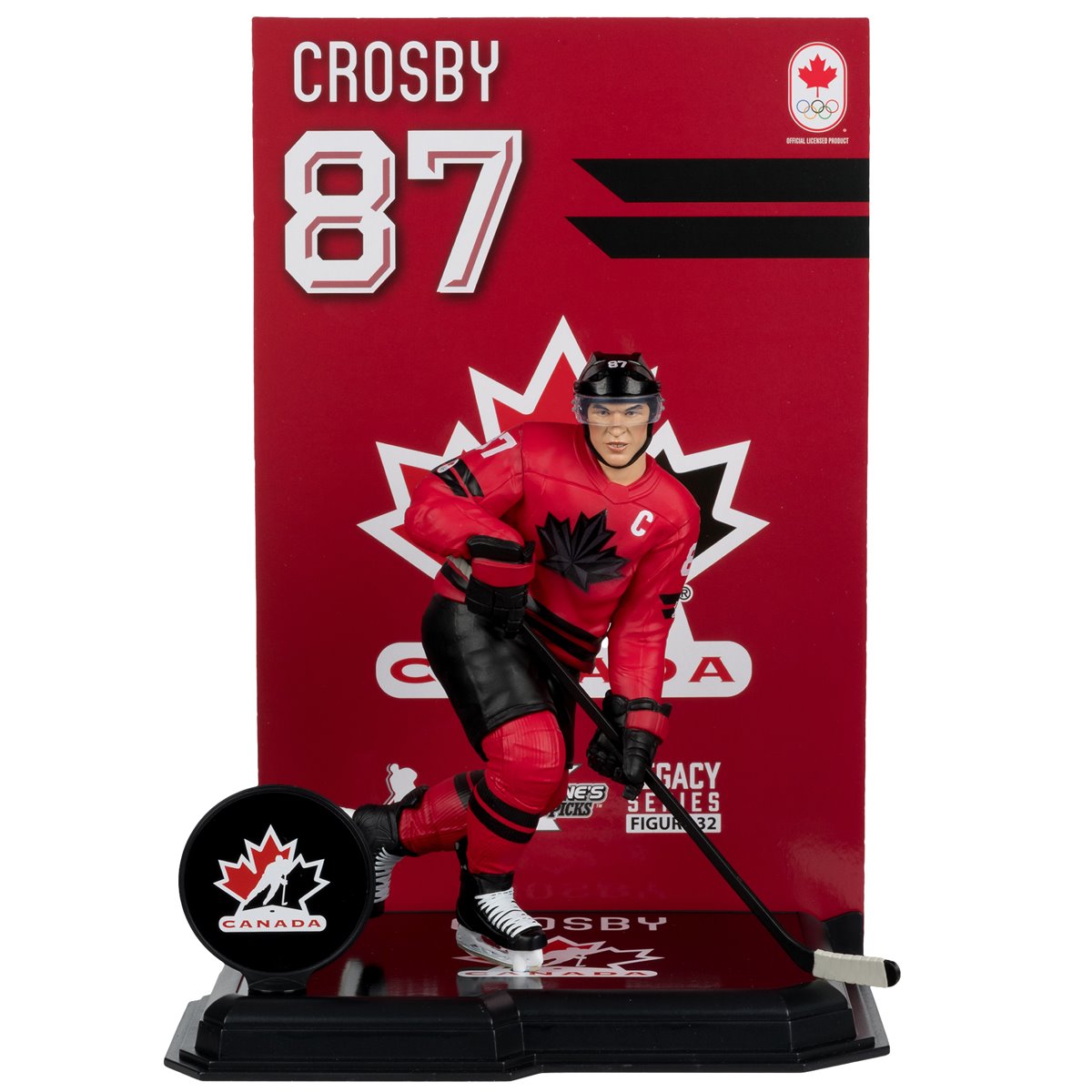 McFarlanes SportsPicks Hockey Canada Sidney Crosby Olympics 2026 7-Inch Scale Posed Figure