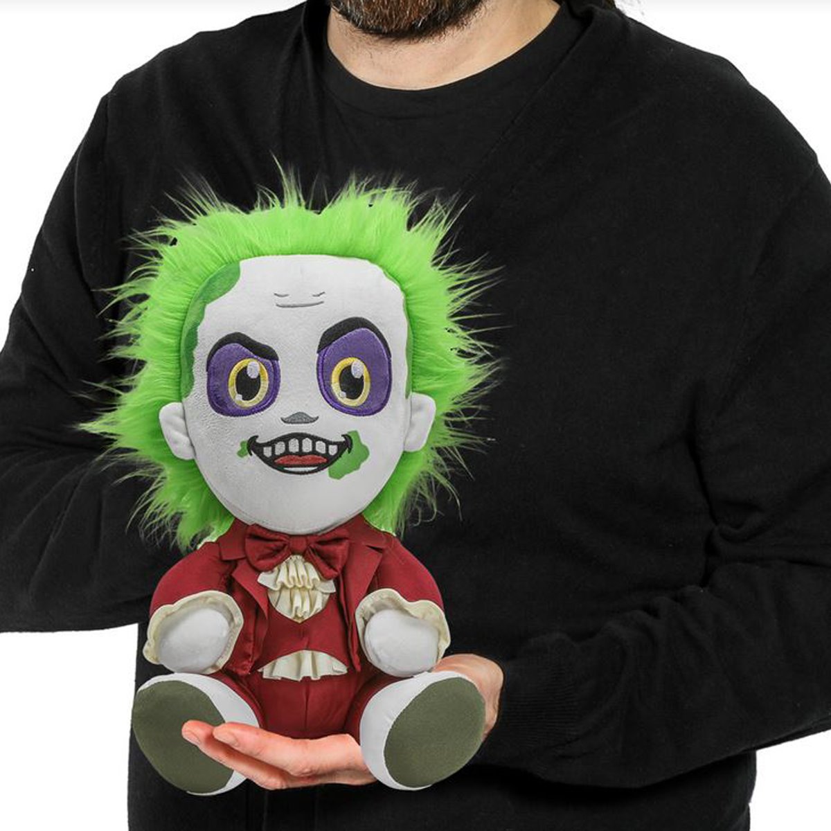 Beetlejuice in Red Suit HugMe Shake-Action Plush