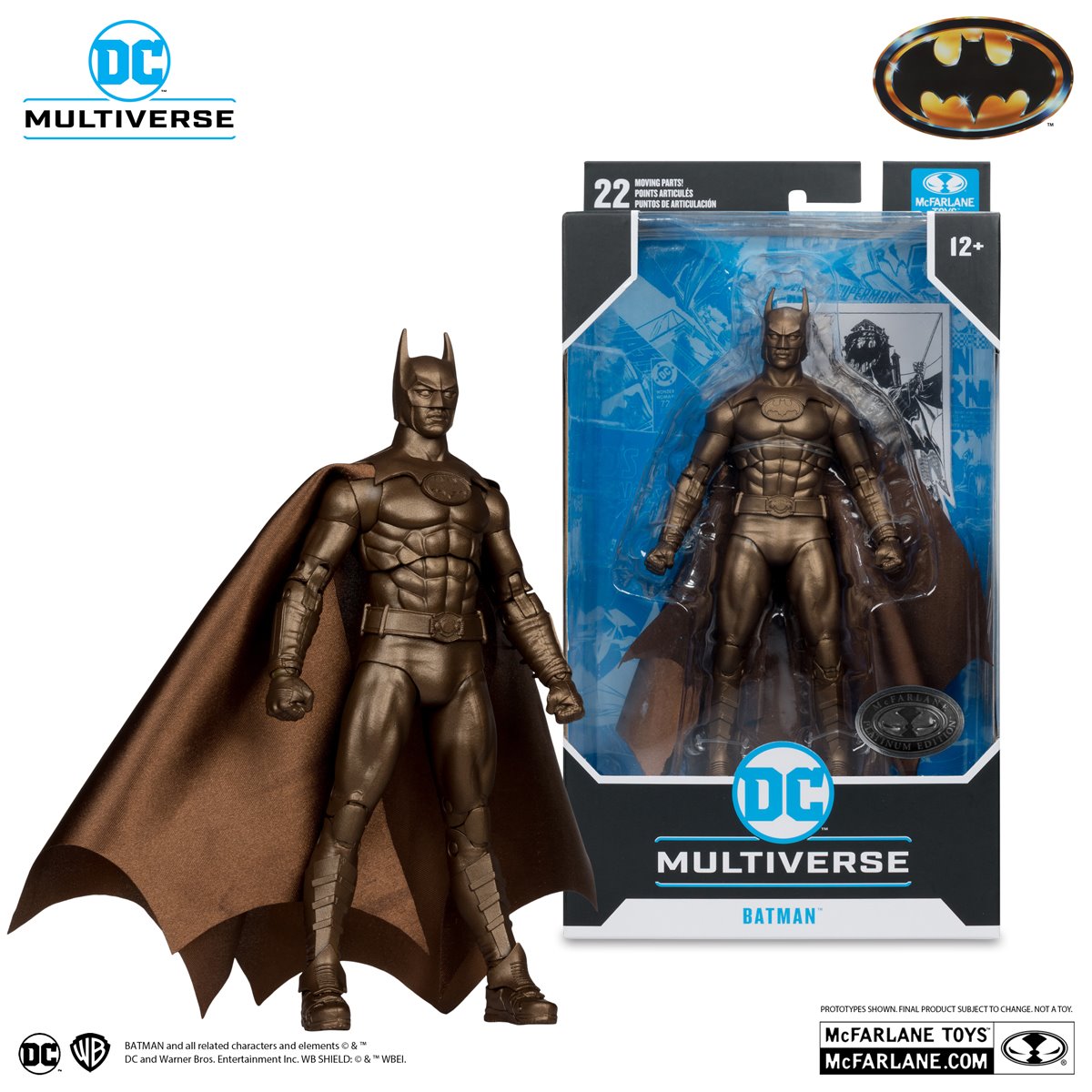 DC Multiverse Batman 1989 Bronze Platinum Edition 7-Inch Scale Action Figure