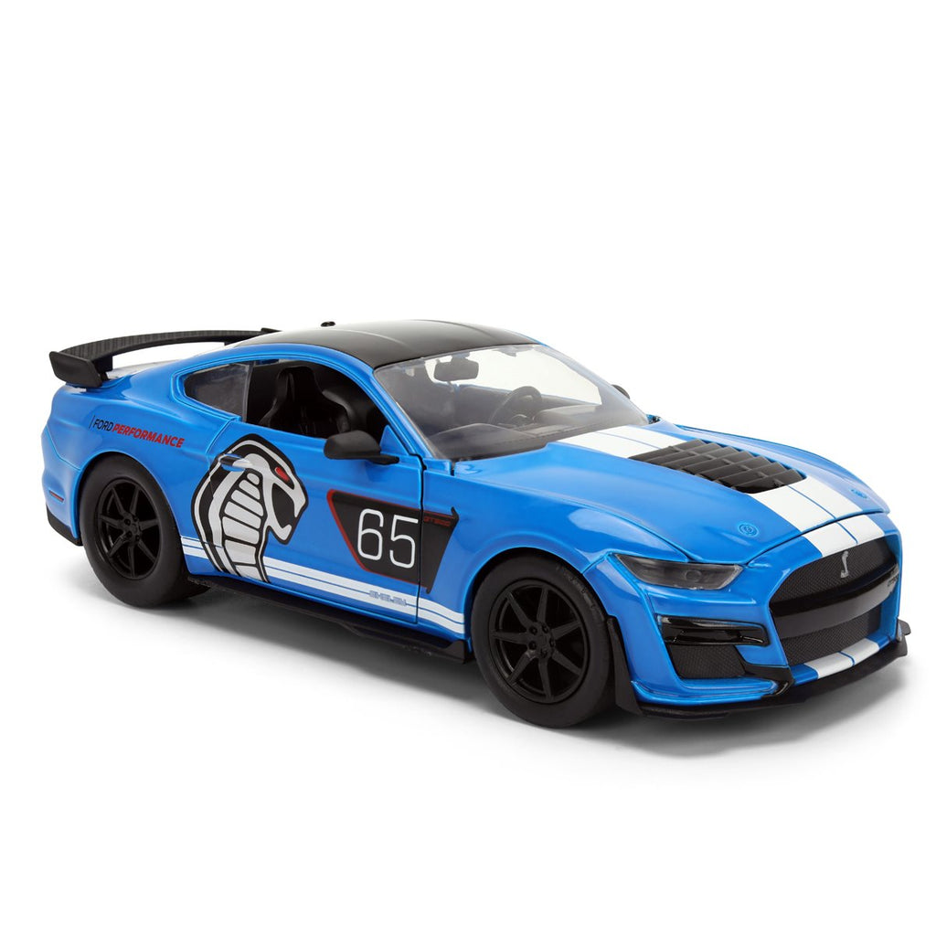 Bigtime Muscle 2020 Blue Ford Mustang Shelby GT500 1:24 Scale Die-Cast Metal Vehicle
