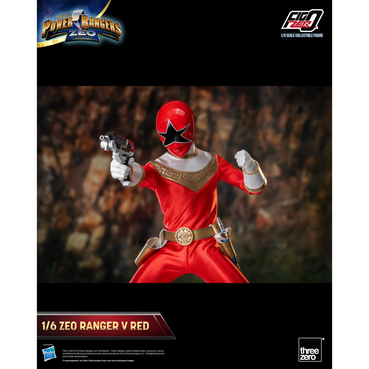 Power Rangers Zeo Red Zeo Ranger V FigZero 1:6 Scale Action Figure