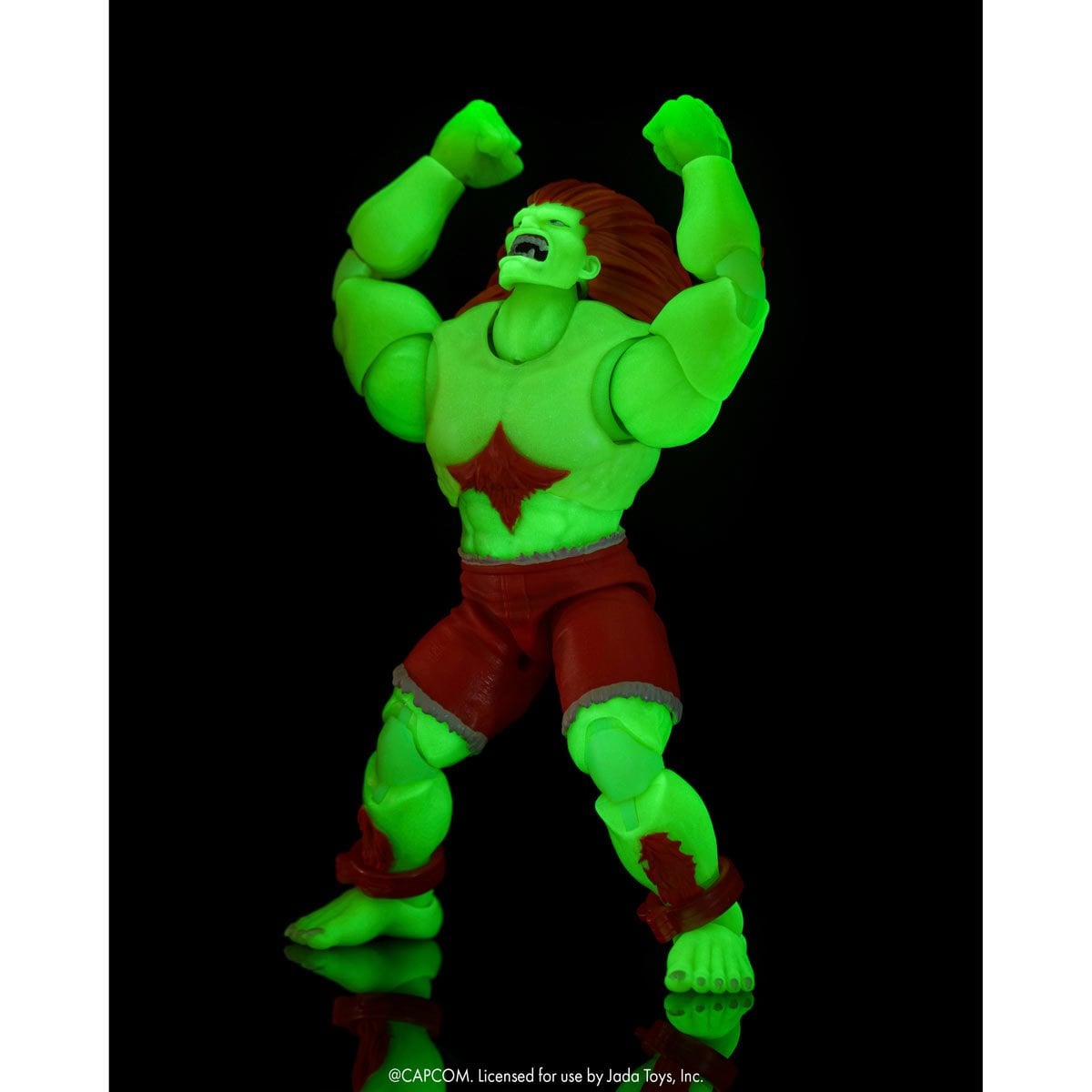 Ultra Street Fighter II Blanka Glow-in-the-Dark 6-Inch Scale Action Figure - Entertainment Earth Exclusive