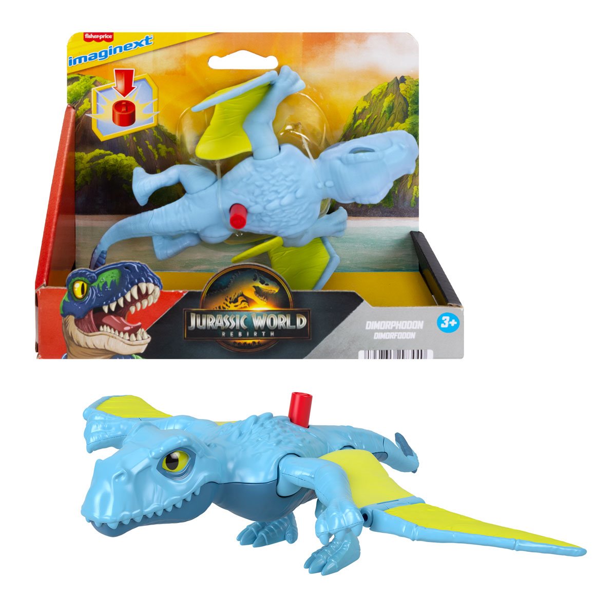 Jurassic World Imaginext Feature Dino Action Figure Case of 2
