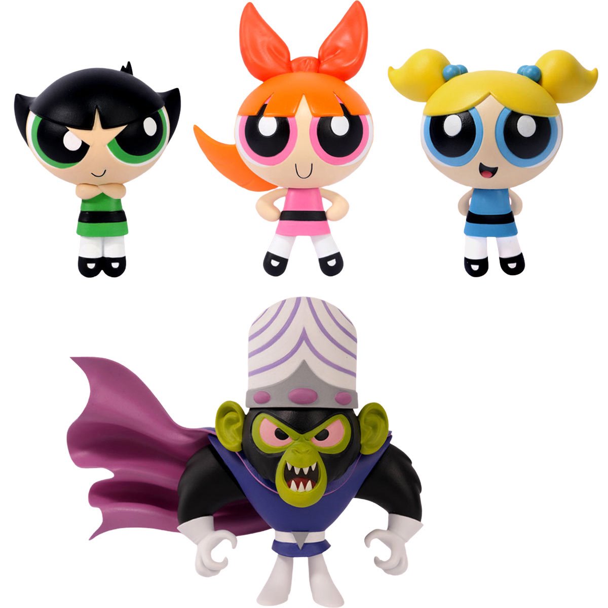 The Powerpuff Girls 5 Points Action Figures Set of 4