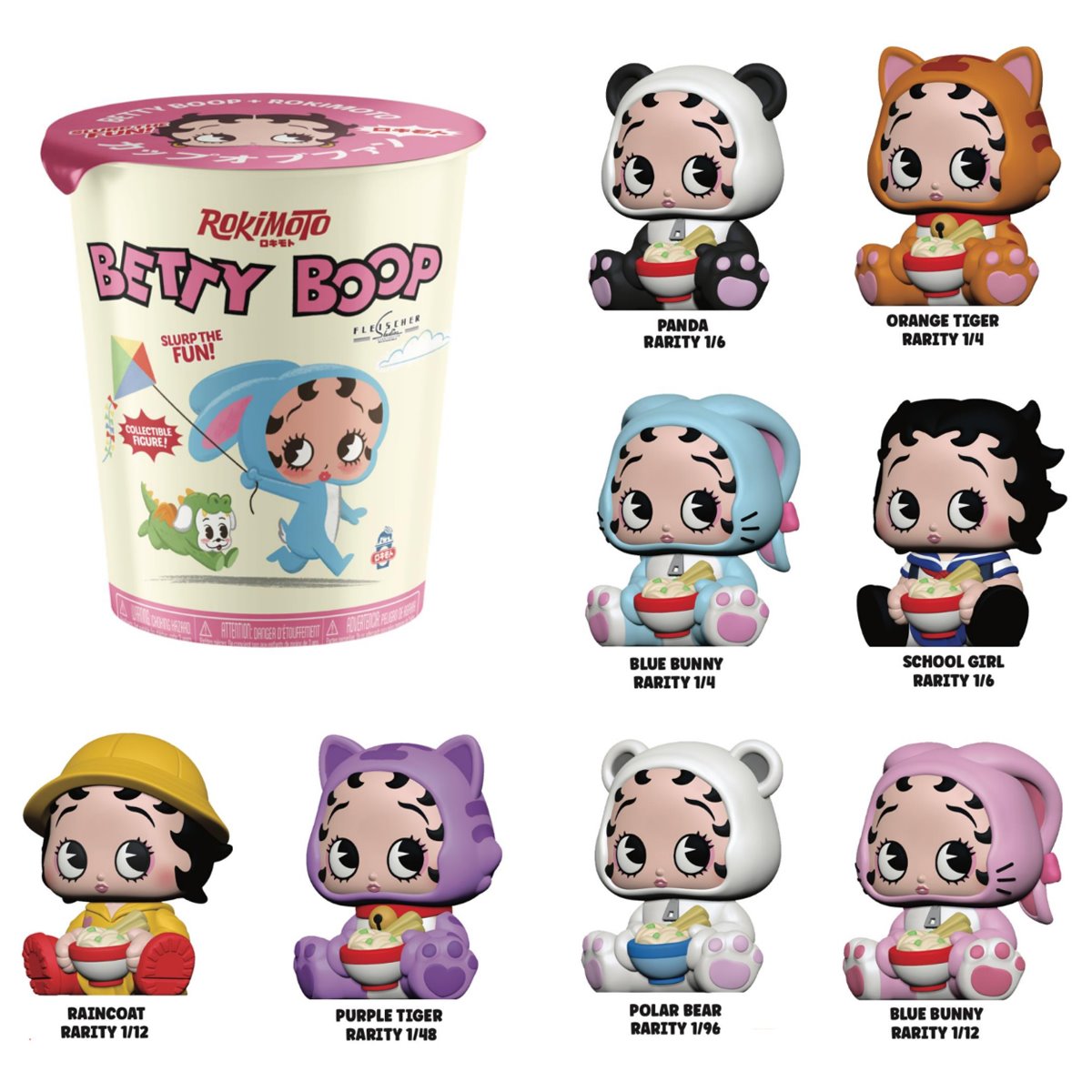 Betty Boop Rokimoto Cup Random Vinyl Figure