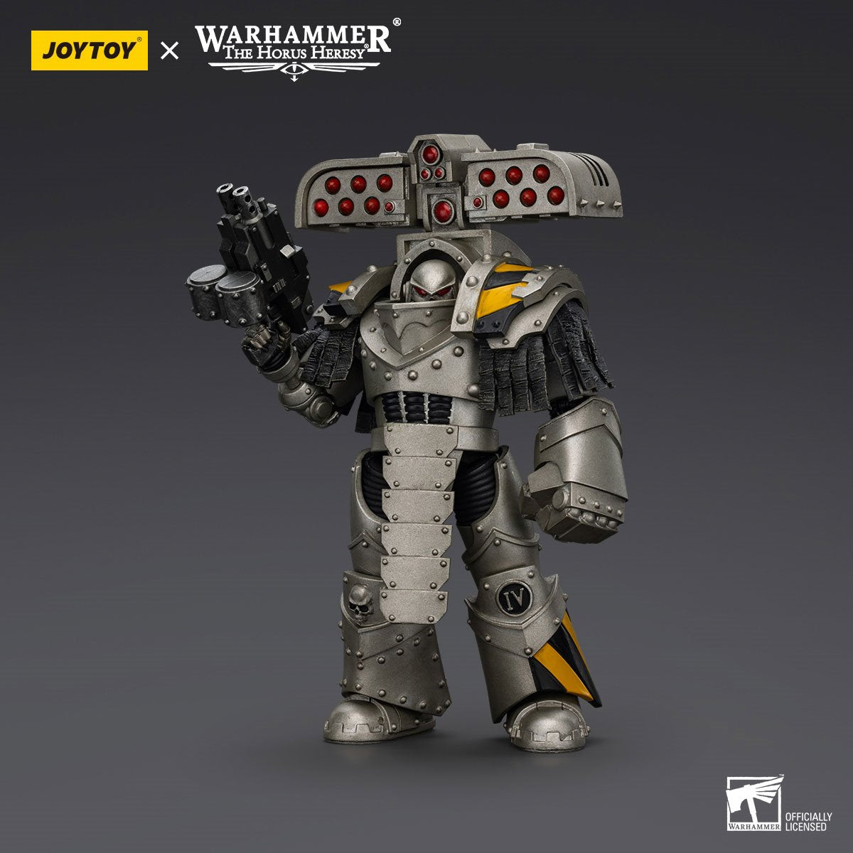 Joy Toy Warhammer The Horus Heresy Iron Warriors Tyrant Siege Master with Rocket 1:18 Scale Action Figure