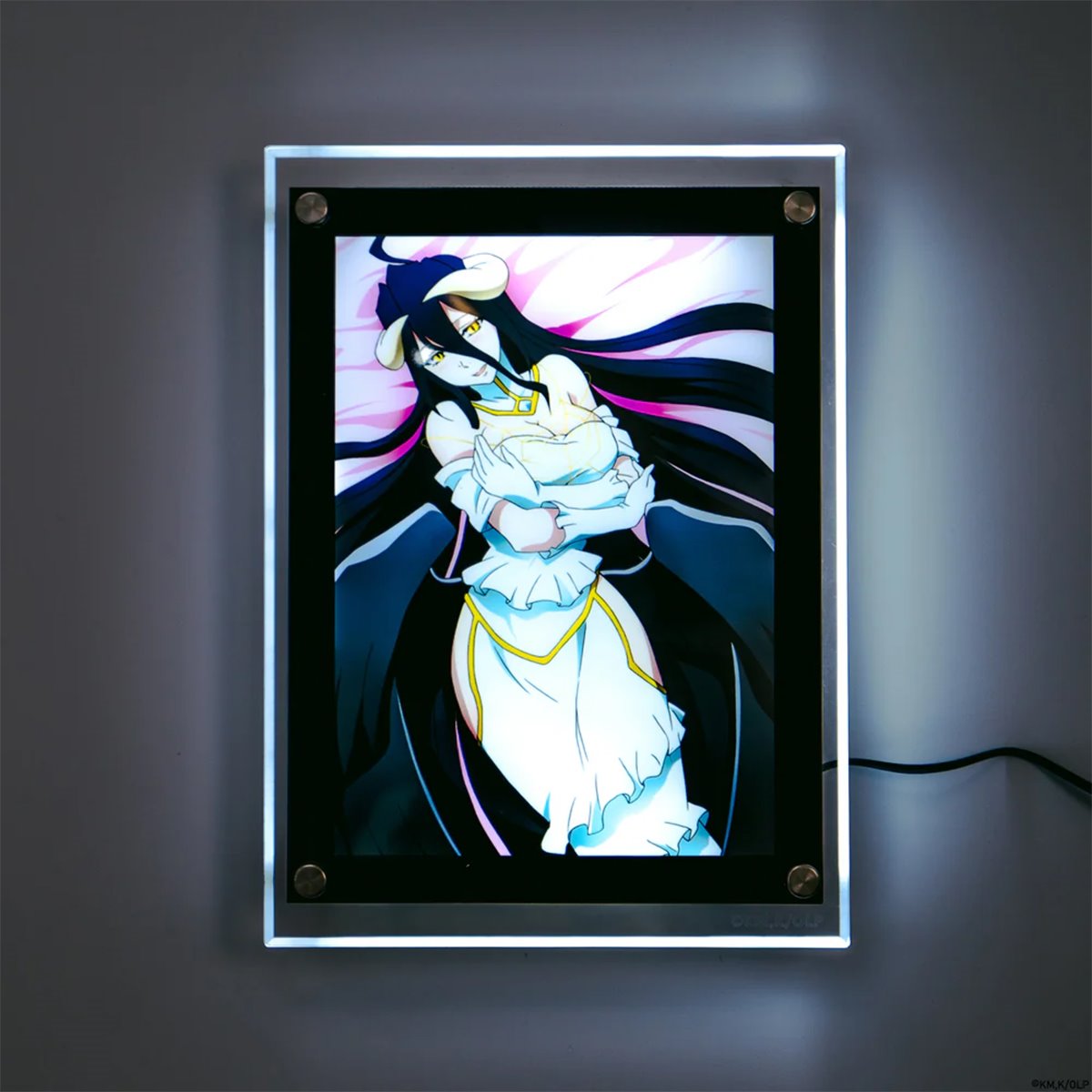 Overlord Albedo LED Poster