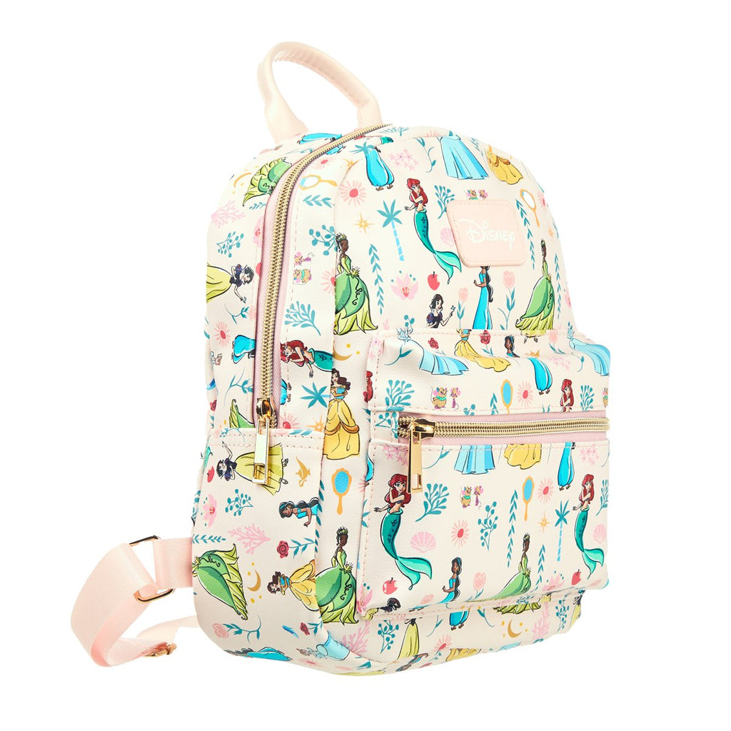 Disney Princesses All Over Print Mini-Backpack