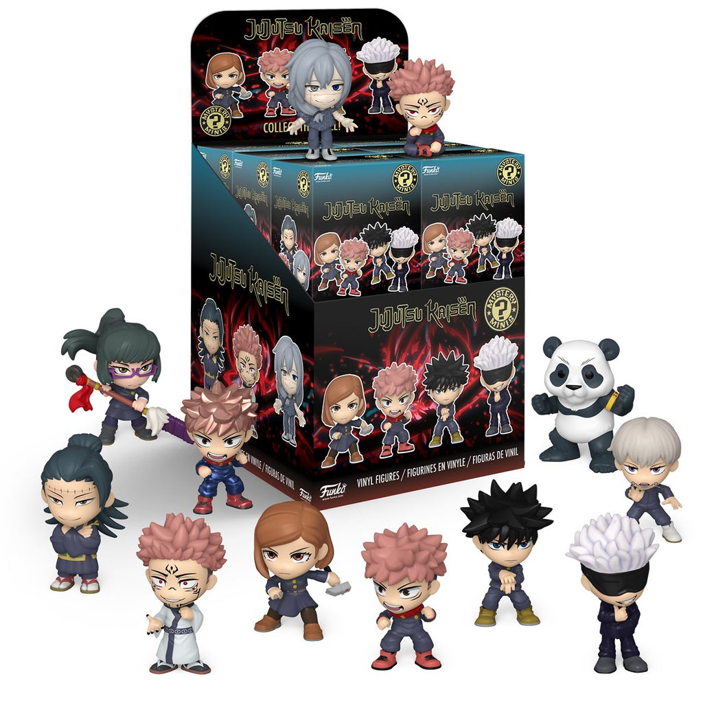 Jujutsu Kaisen Funko Mystery Minis Mini-Figure Display Case of 12