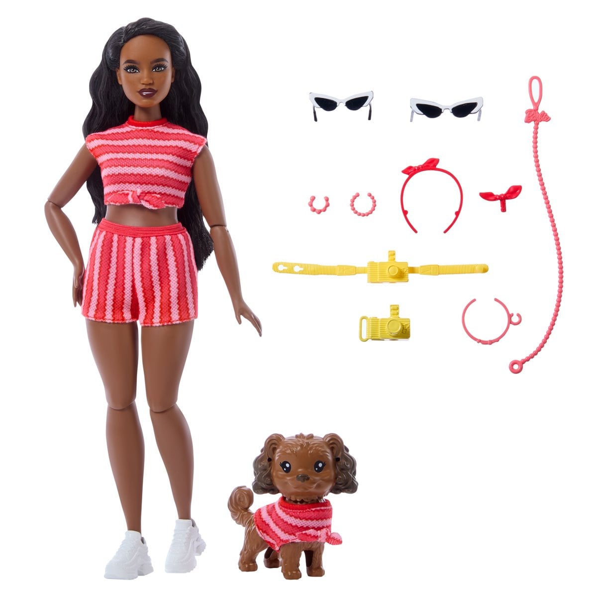 BarbieTwinning Looks Stripes Accessories and Doll