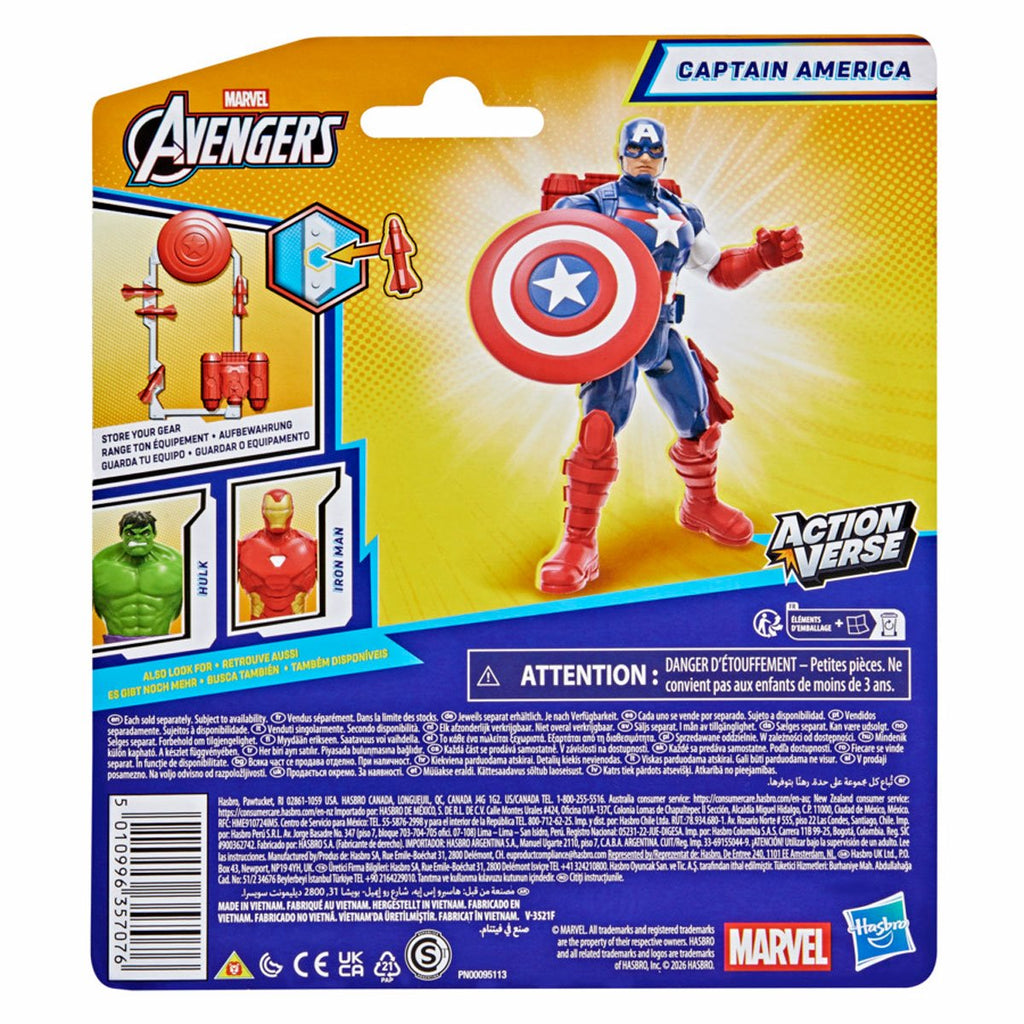 Marvel Avengers ActionVerse Captain America Action Figure
