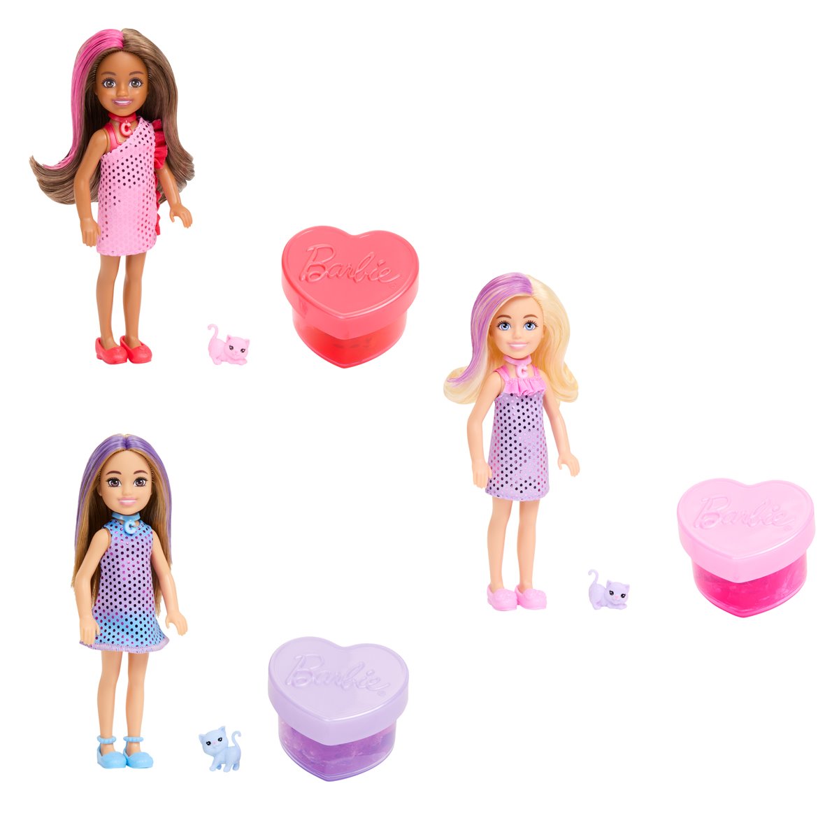 Barbie Party Unboxed Chelsea Doll Set Case of 3