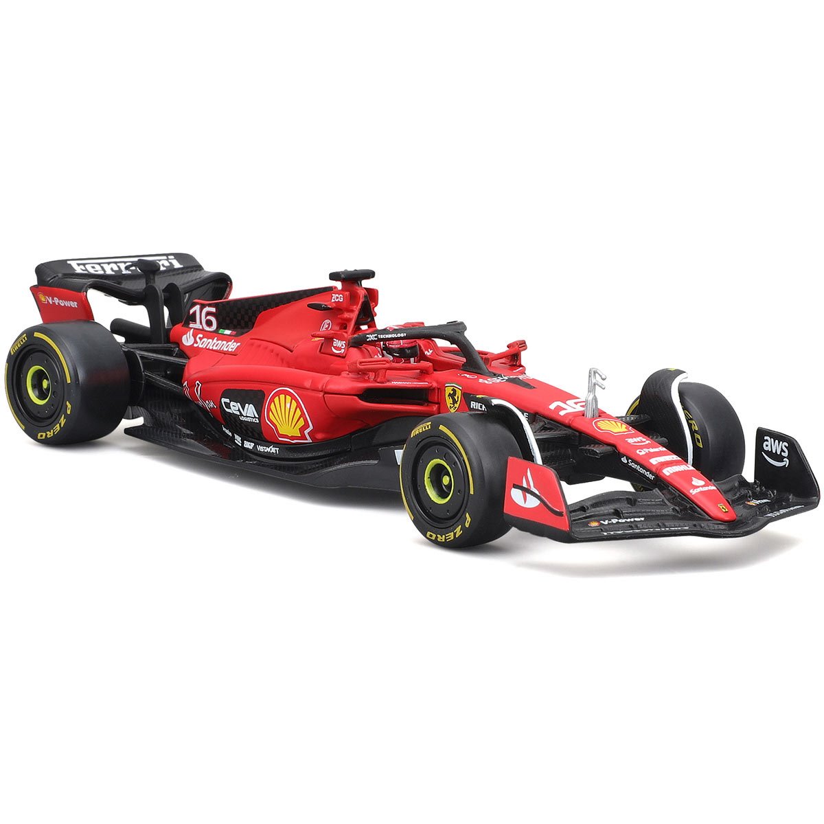 Formula 1 Ferrari SFR SF-23 Charles Leclerc #16 with Helmet (2023) Die-Cast Metal 1:43 Scale Vehicle