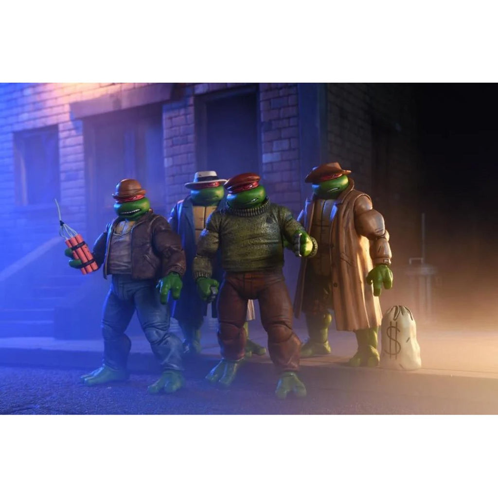 Teenage Mutant Ninja Turtles Mirage Comics Gangster Turtles 7-Inch Scale Action Figure 4-Pack