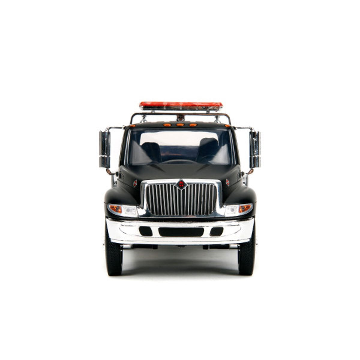 Just Trucks Durastar 4400 Flat Bed 1:24 Scale Die-Cast Metal Vehicle with Tire Rack