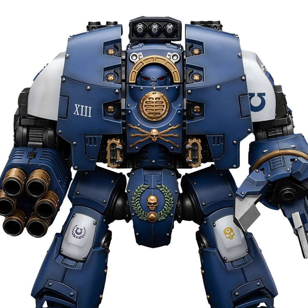 Joy Toy Warhammer 40,000 Ultramarines Leviathan Dreadnought with Cyclonic Melta Lance and Claws 1:18 Action Figure