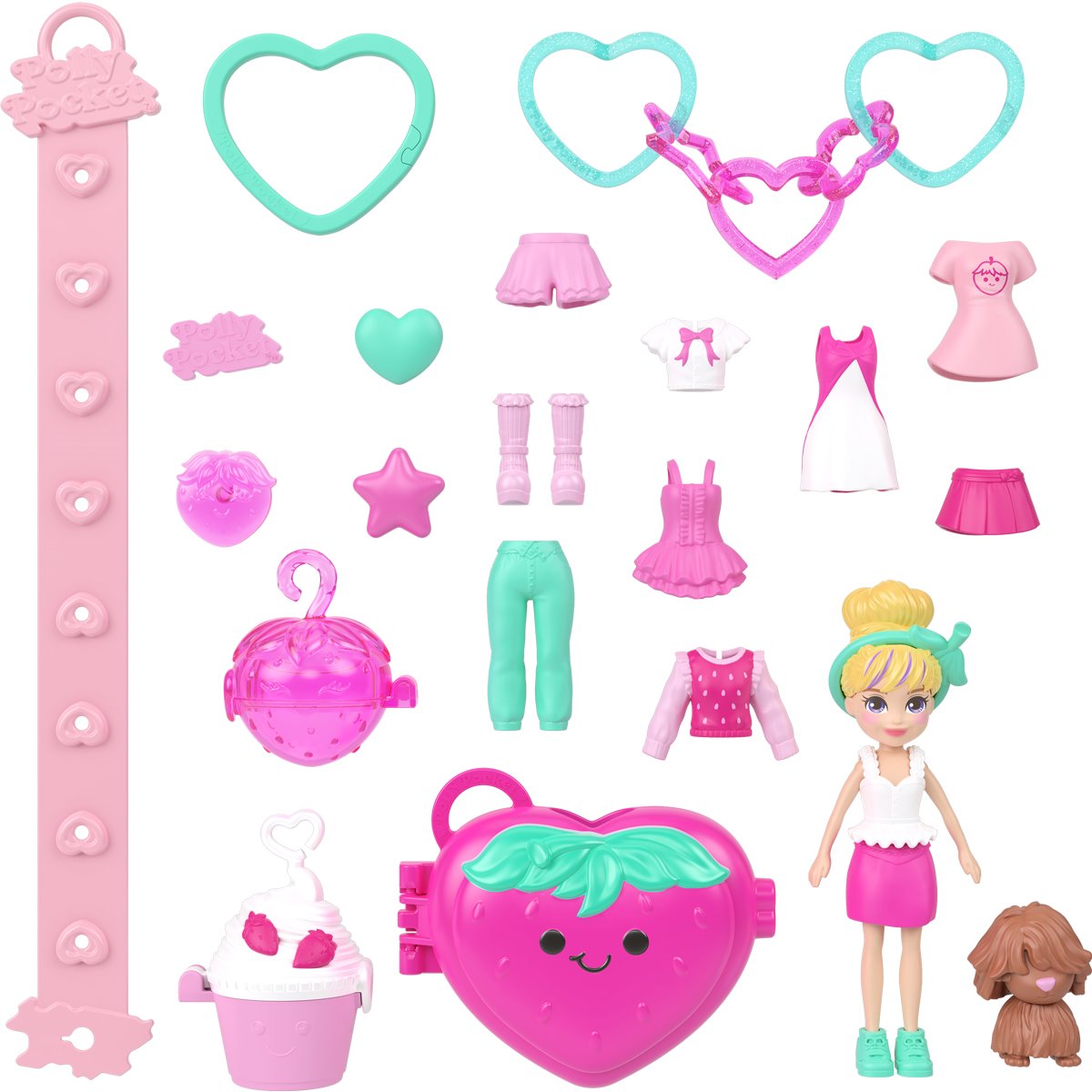 Polly Pocket Bracelet Style Kit Case of 4