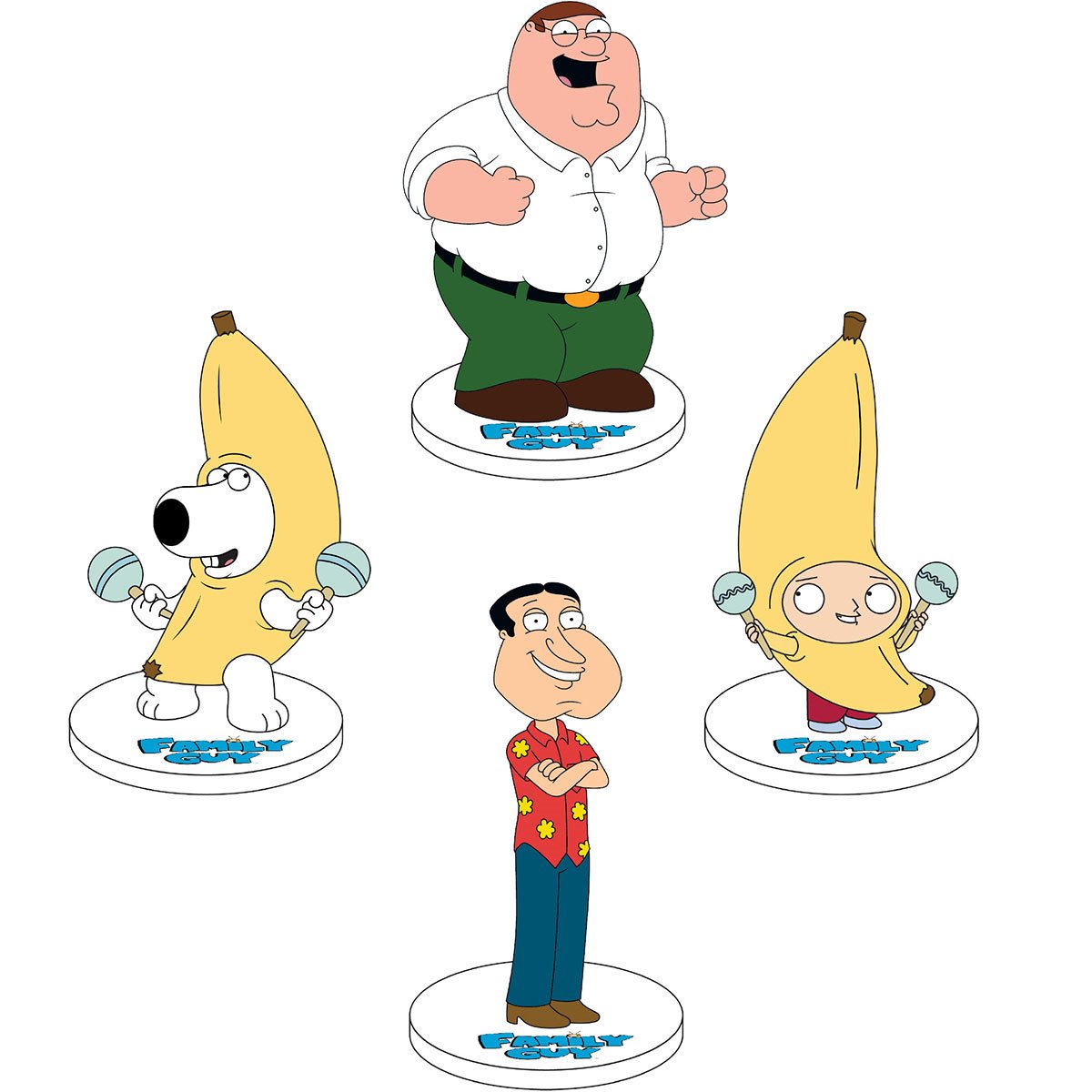 Family Guy 4 1/2-Inch Vinyl Figure Case of 12