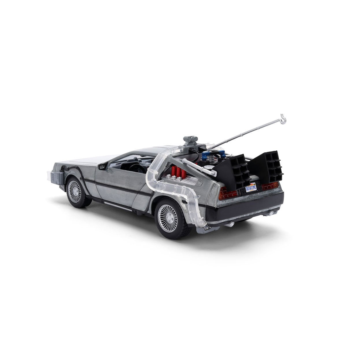 Hollywood Rides Back to the Future Time Machine 40th Anniversary 1:24 Scale Die-Cast Metal Vehicle
