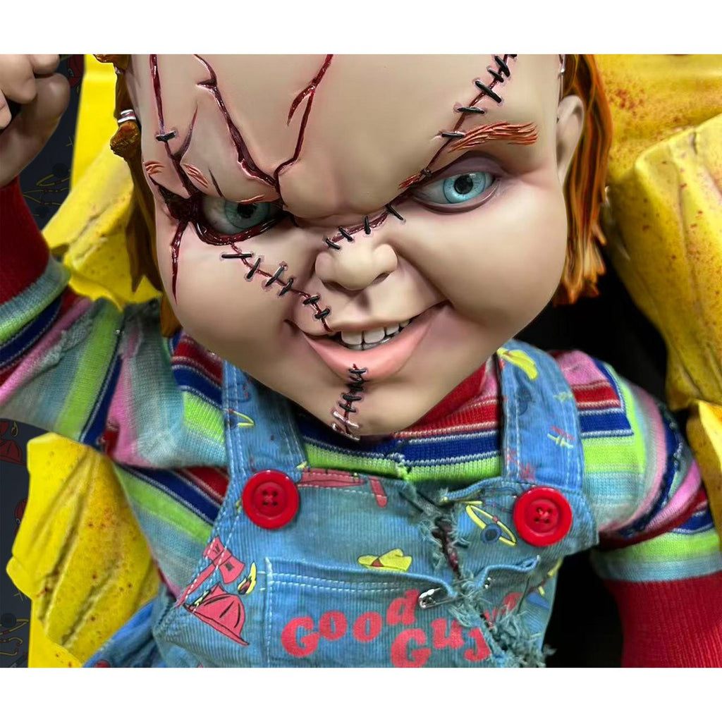 Bride of Chucky Chucky 1:1 Scale Life-Size Wall Sculpture Mount