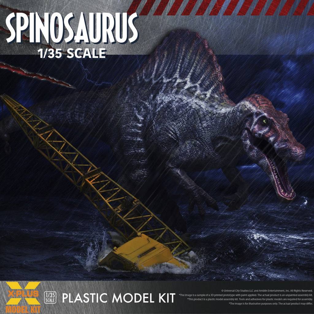 Jurassic Park III Spinosaurus 1:35 Scale Plastic Model Kit - Reissue