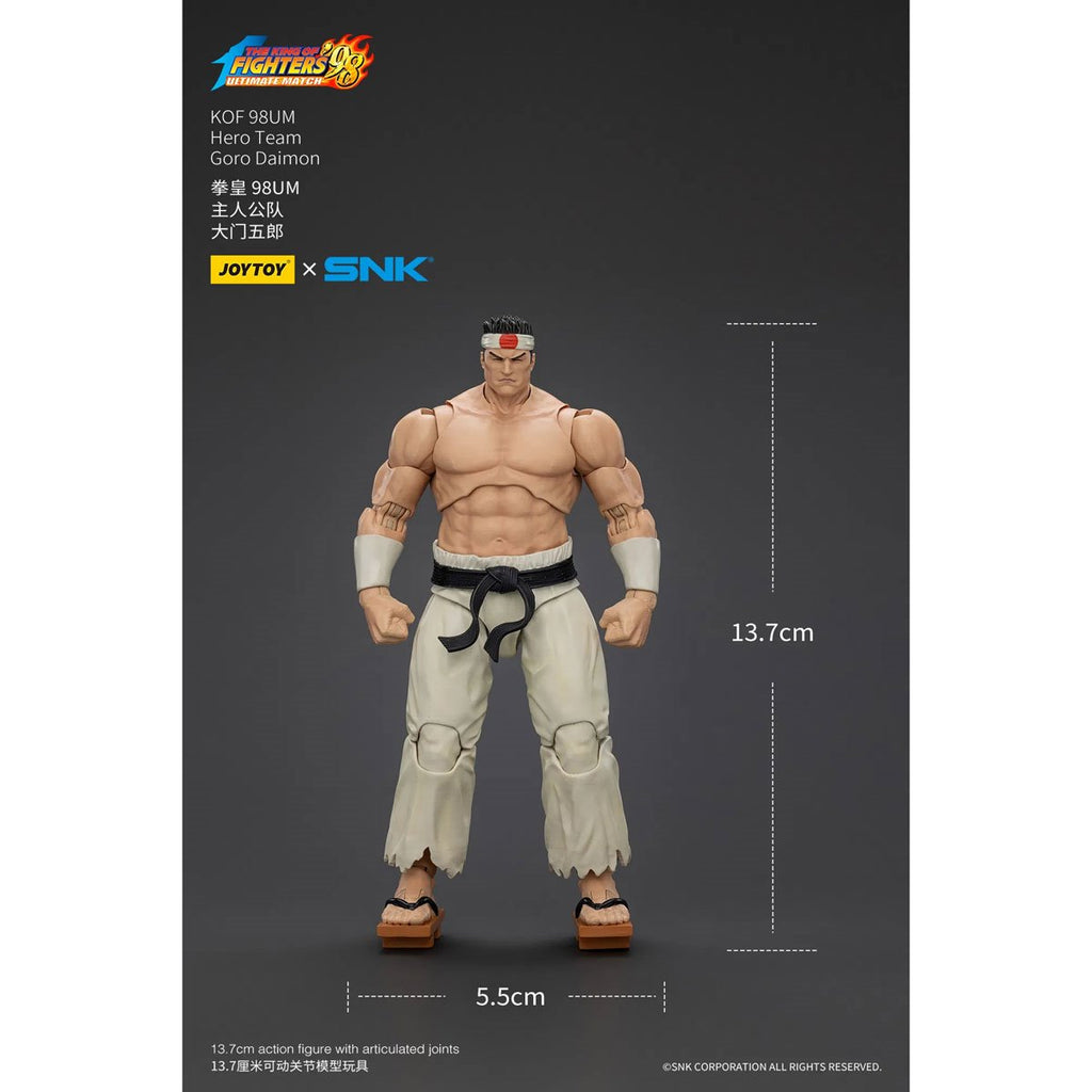 Joy Toy The King of Fighters '98 Ultimate Match Hero Team Goro Daimon 1:18 Scale Action Figure