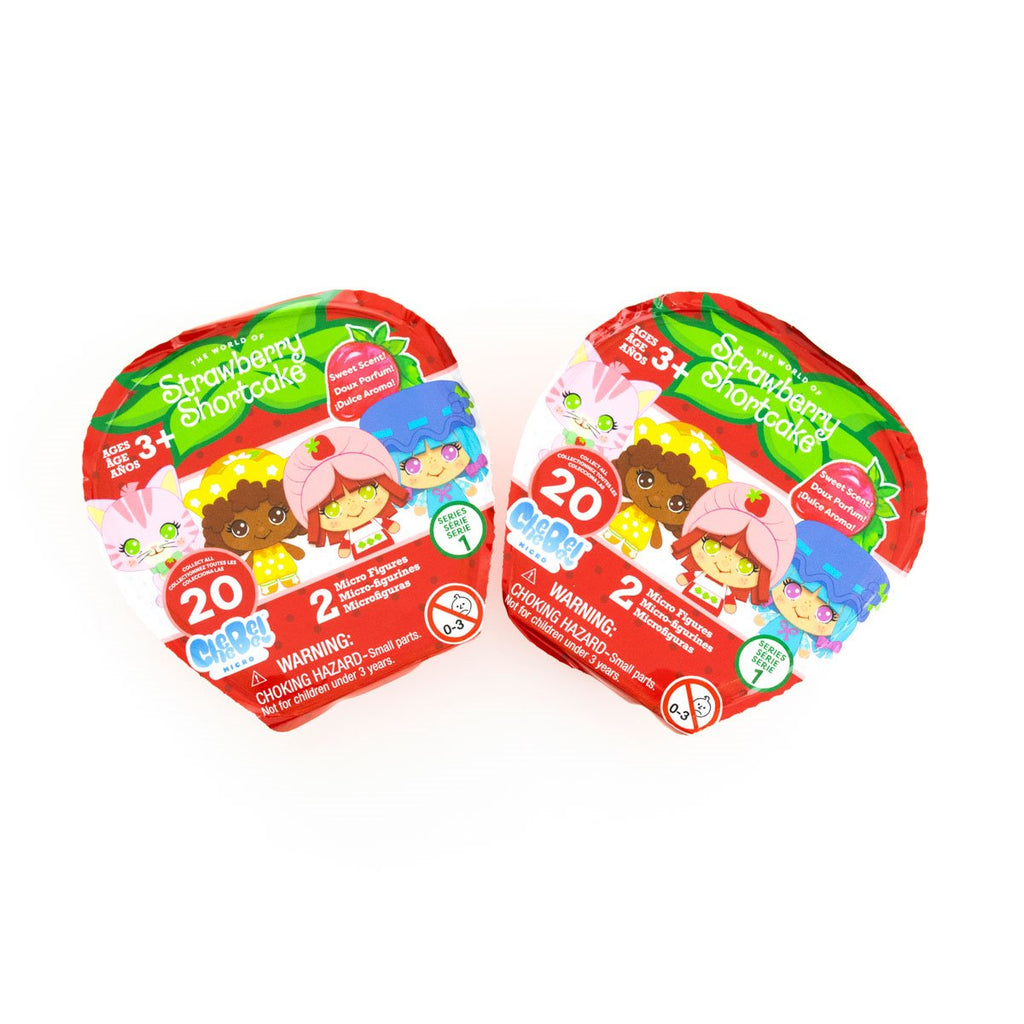 Strawberry Shortcake 1 1/2-Inch Cheebee Mini-Figures Display Case of 12