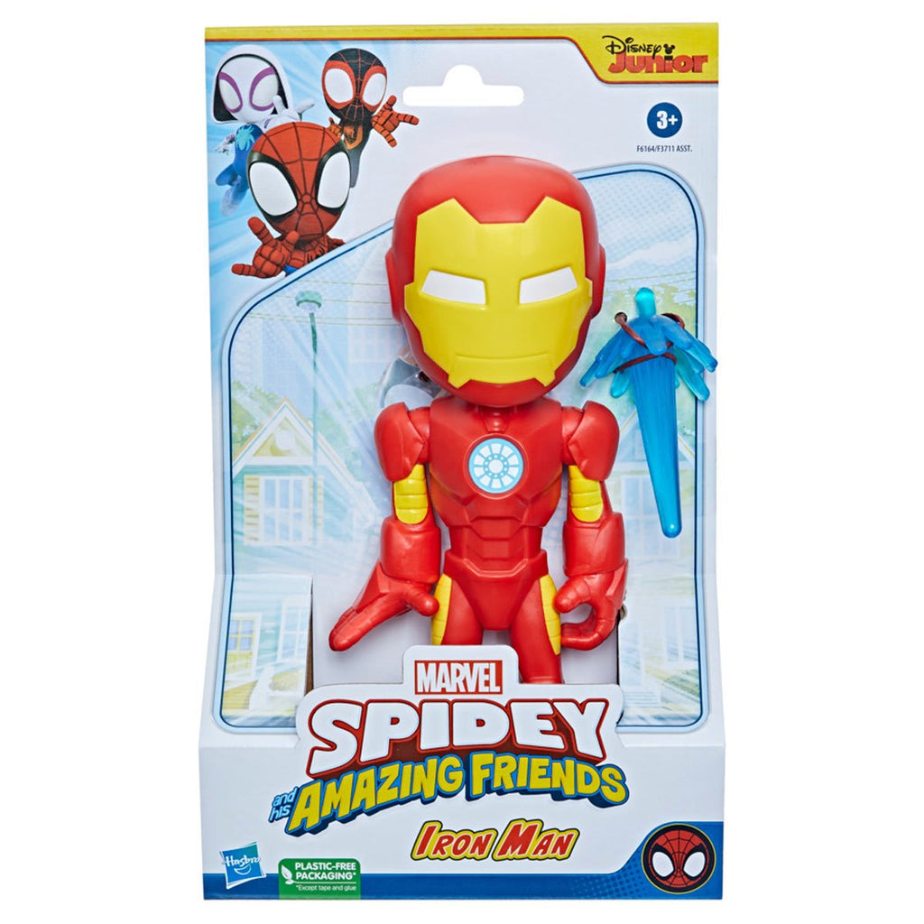 Spidey and His Amazing Friends Supersized Iron Man 9-inch Action Figure