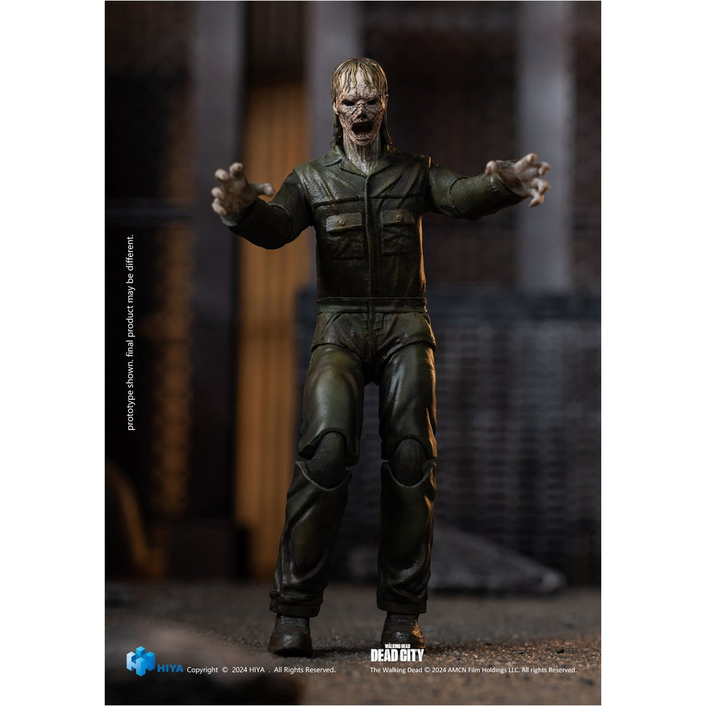 The Walking Dead: Daryl Dixon Dark Eyes Walker Exquisite Mini Series 1:18 Scale Action Figure