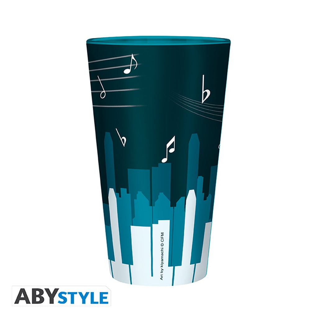 Vocaloid Hatsune Miku Musical City 14 oz. Large Glass