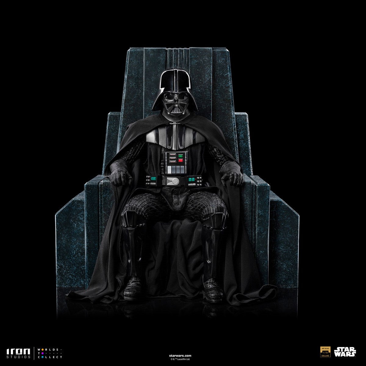 Star Wars: Obi-Wan Kenobi Darth Vader on Throne 1:10 Art Scale Limited Edition Statue
