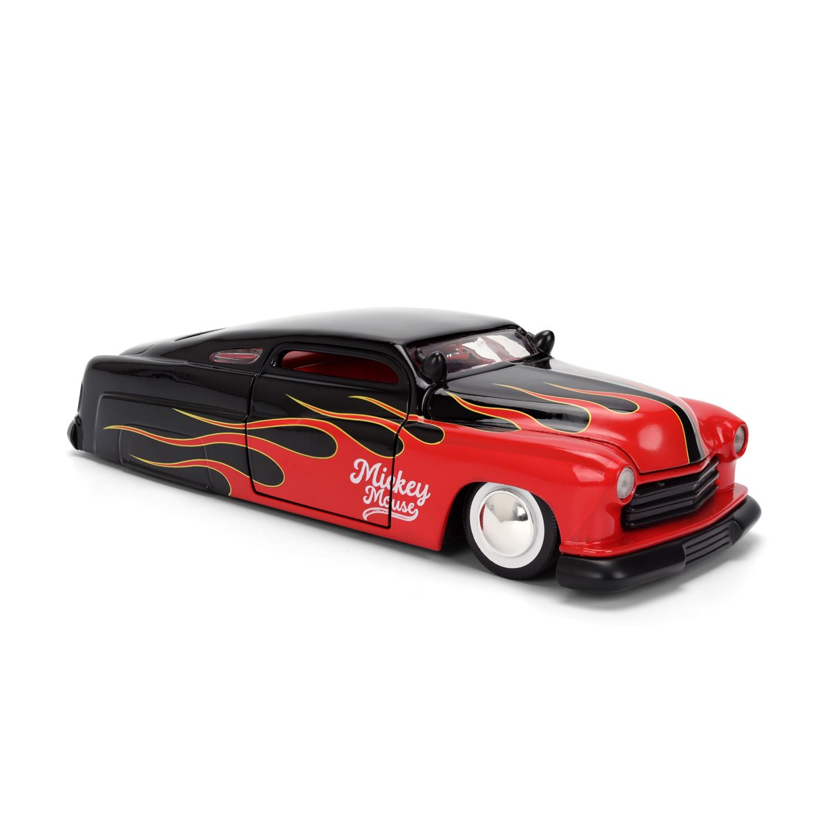 Hollywood Rides Disney 1951 Mercury 1:24 Scale Die-Cast Metal Vehicle with Mickey Mouse Figure