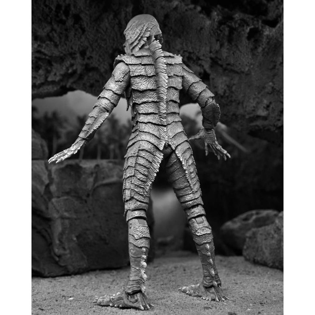 Universal Monsters Ultimate Creature from the Black Lagoon Black and White Version 7-Inch Action Figure