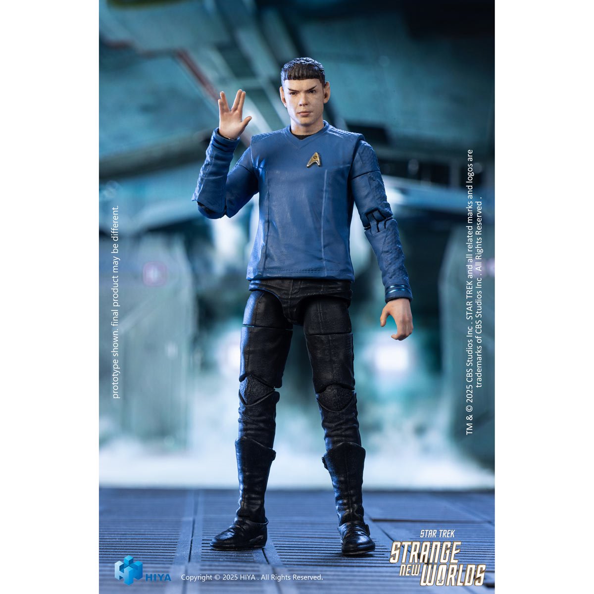 Star Trek: Strange New Worlds Spock Exquisite Mini Series 1:18 Scale Action Figure