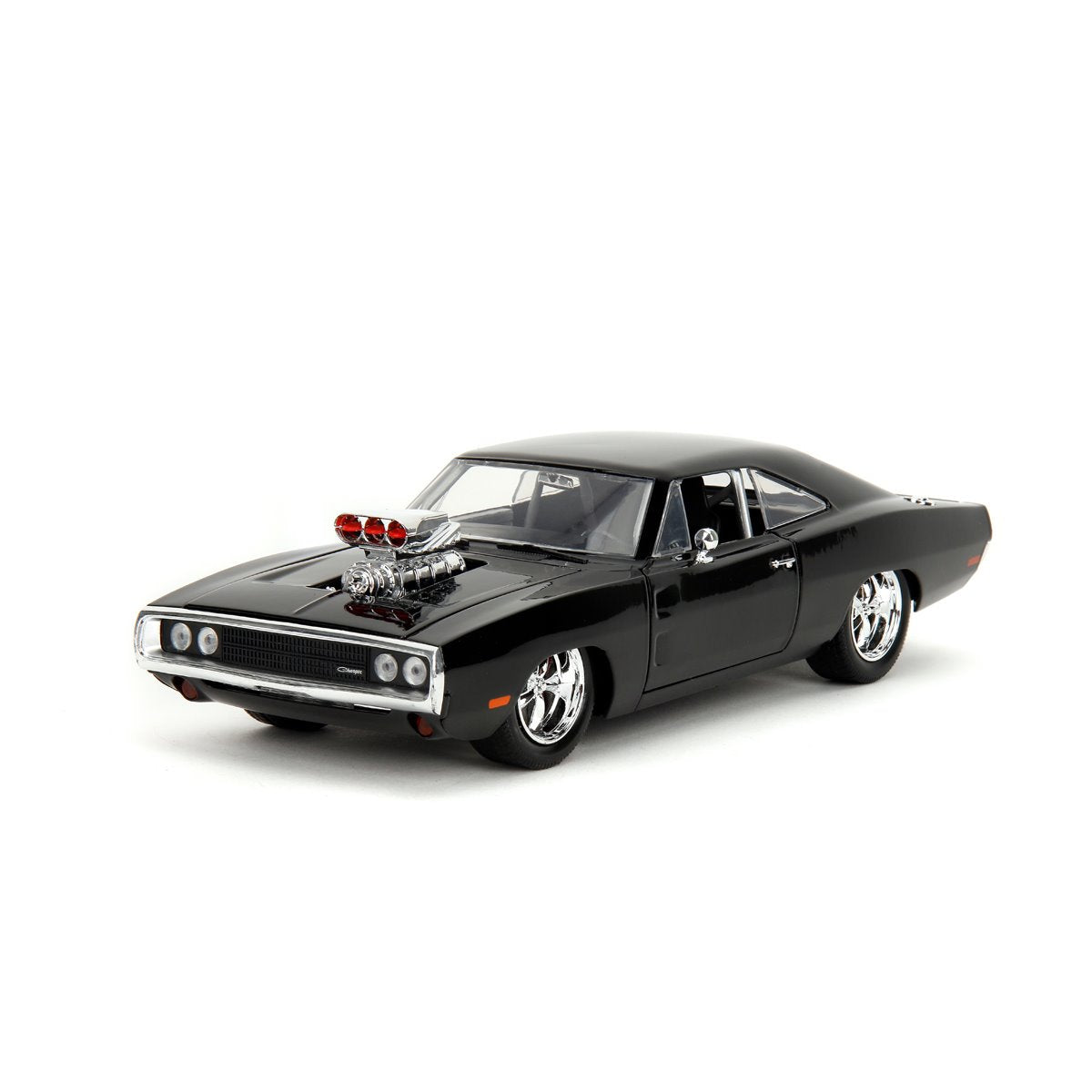 Hollywood Rides Fast and the Furious Dodge Charger R/T 1:24 Scale Die-Cast Metal Vehicle with Dom Figure