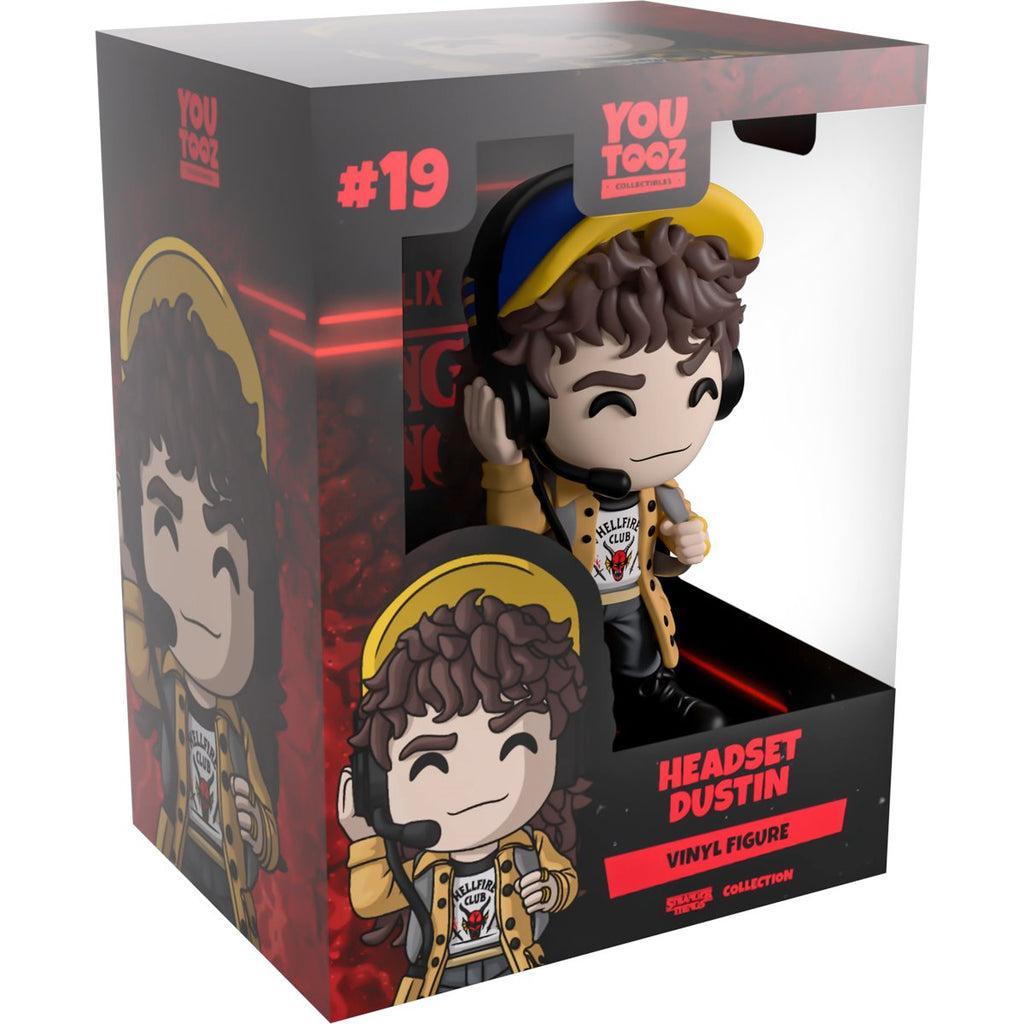 Stranger Things Collection Headset Dustin Vinyl Figure #19