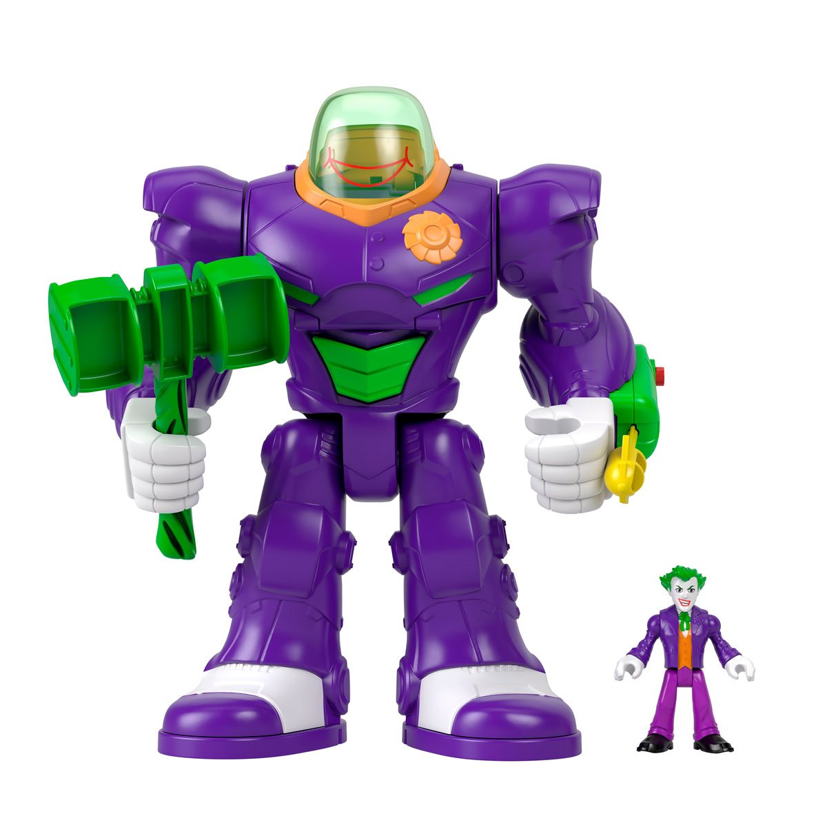 DC Super Friends Imaginext Joker Hammer Mech Action Figure